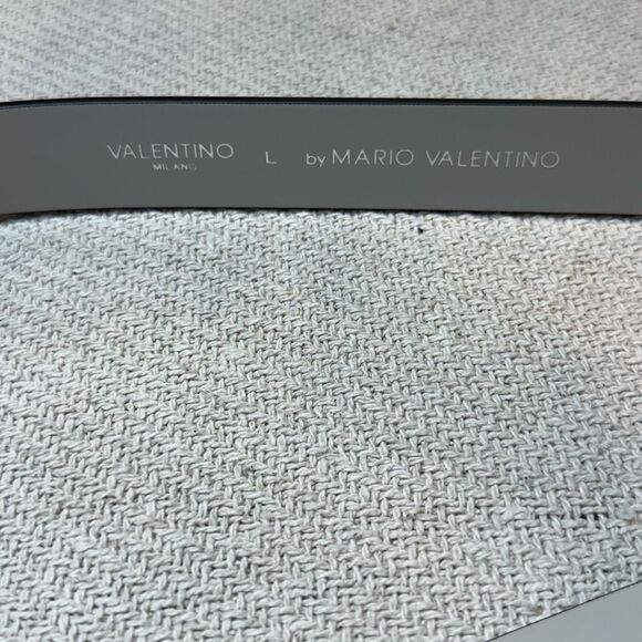 NEW Valentino Leather Giusy Bombe Belt Women’s Size Large Made in Italy NWT $350 - Picture 9 of 11